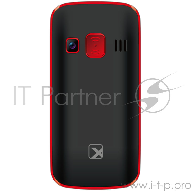 Мобильный телефон teXet TM-B217 черный-красный