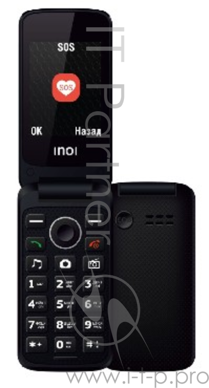 Телефон INOI 247B с док-станцией - BLACK INOI 247B с док-станцией - BLACK