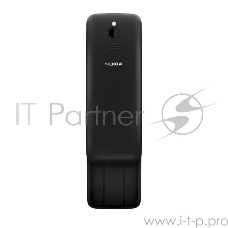 Телефон сотовый Nokia 8110 DS TA-1048 Black, 2.4'' 320x240, 1.1GHz, 2 Core, 512MB RAM, 4GB, 2Mpix, 2 Sim, 2G, 3G, LTE, BT, Wi-Fi, GPS, Micro-USB, 1500mAh, Smart Feature OS KaiOS, 117g, 133.45 x 49.3 x 14.9, IP52