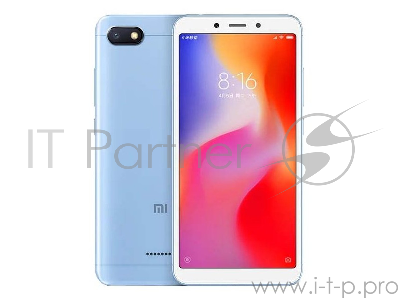 Смартфон Xiaomi Redmi 6A 2Gb/32Gb Blue Global