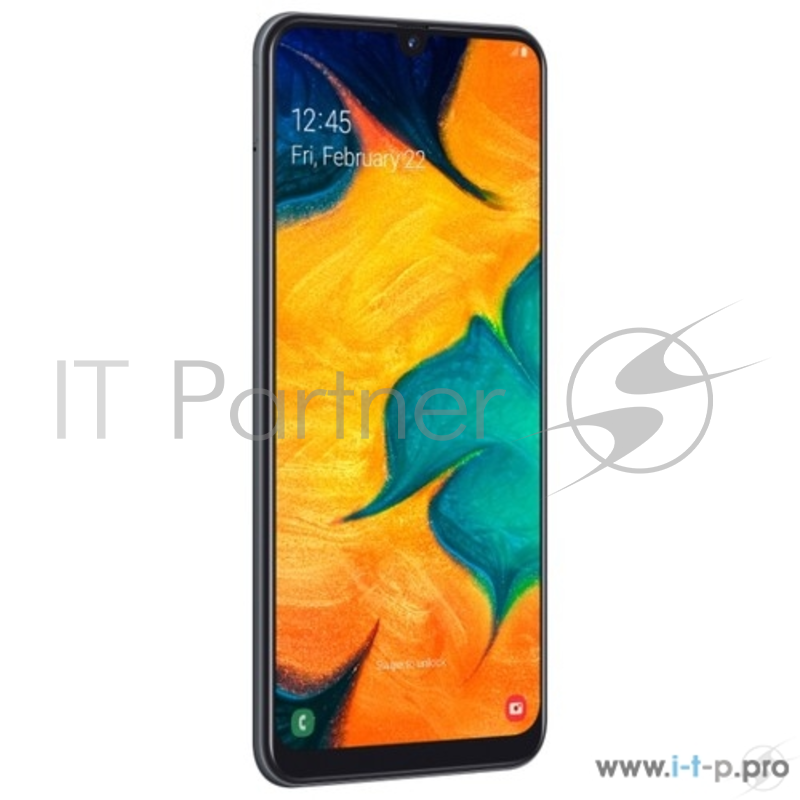 Смартфон Samsung SM-A305F Galaxy A30 32Gb 3Gb черный моноблок 3G 4G 2Sim 6.4