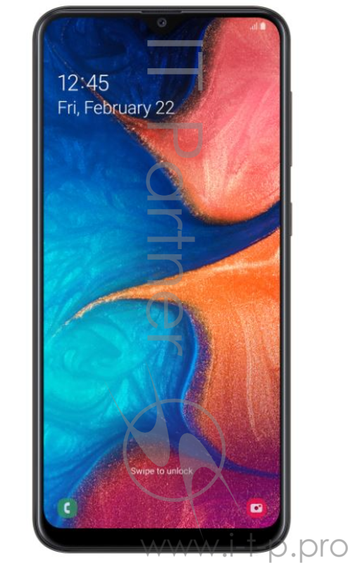 Samsung Galaxy A20 (2019) SM-A205FZKVSER черный Смартфон
