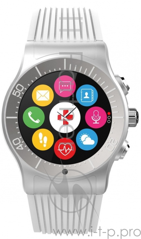 Смарт часы MyKronoz ZeSport цвет серебро/белый