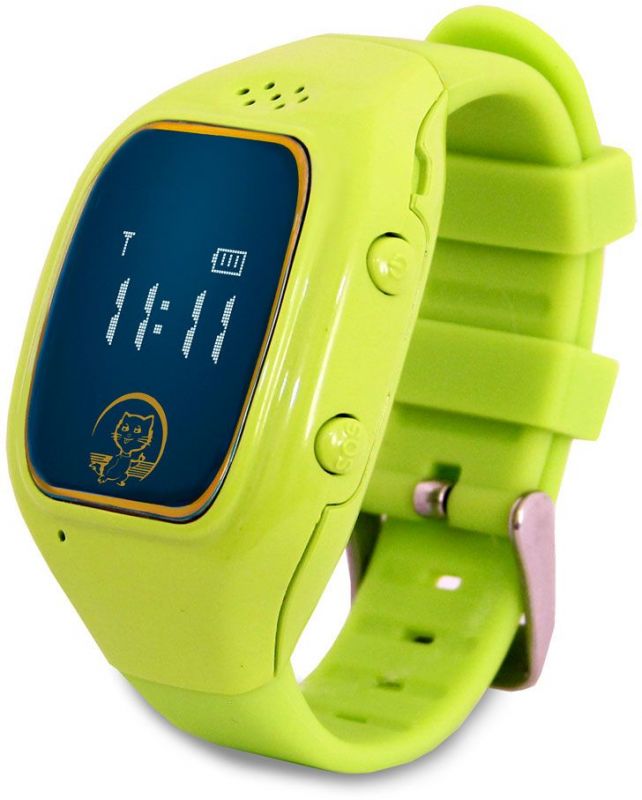 Смарт часы GINZZU GZ-511 GREEN GPS/LBS/Wi-Fi геолокация. Возможность совершать звонки, датчик снятия с руки. Сигнал при малом заряде батареи, функция обратной связи, дистанционное выключение. Внимание! Необходима Sim-карта с поддержкой 2G