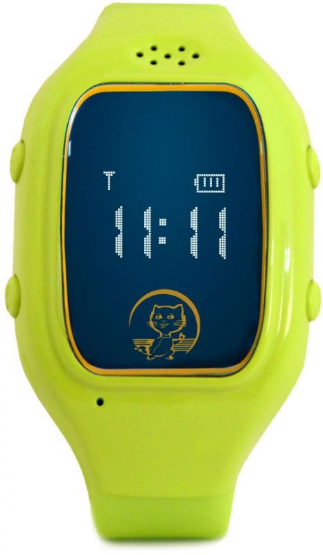 Смарт часы GINZZU GZ-511 GREEN GPS/LBS/Wi-Fi геолокация. Возможность совершать звонки, датчик снятия с руки. Сигнал при малом заряде батареи, функция обратной связи, дистанционное выключение. Внимание! Необходима Sim-карта с поддержкой 2G