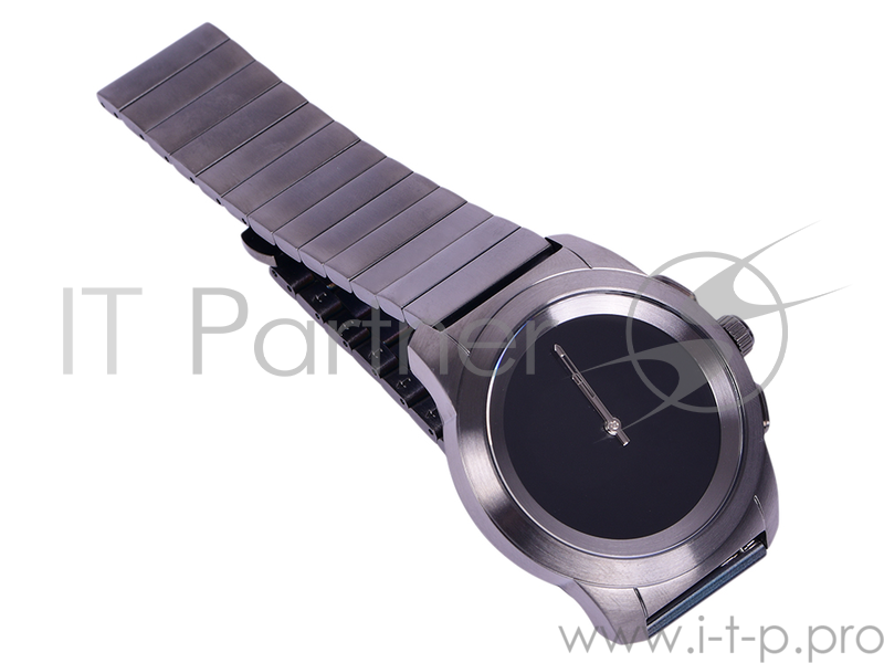 Гибридные смарт часы MyKronoz ZeTime Elite Regular миланский сетчатый браслет цвет матовое серебро, 44 мм