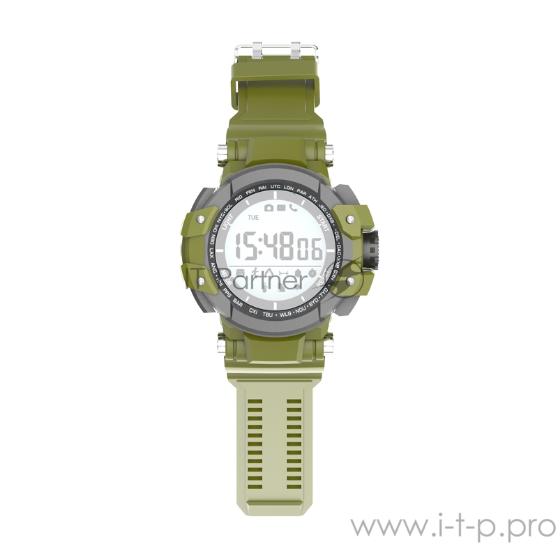 Умные спортивные часы Jet Sport SW3 green