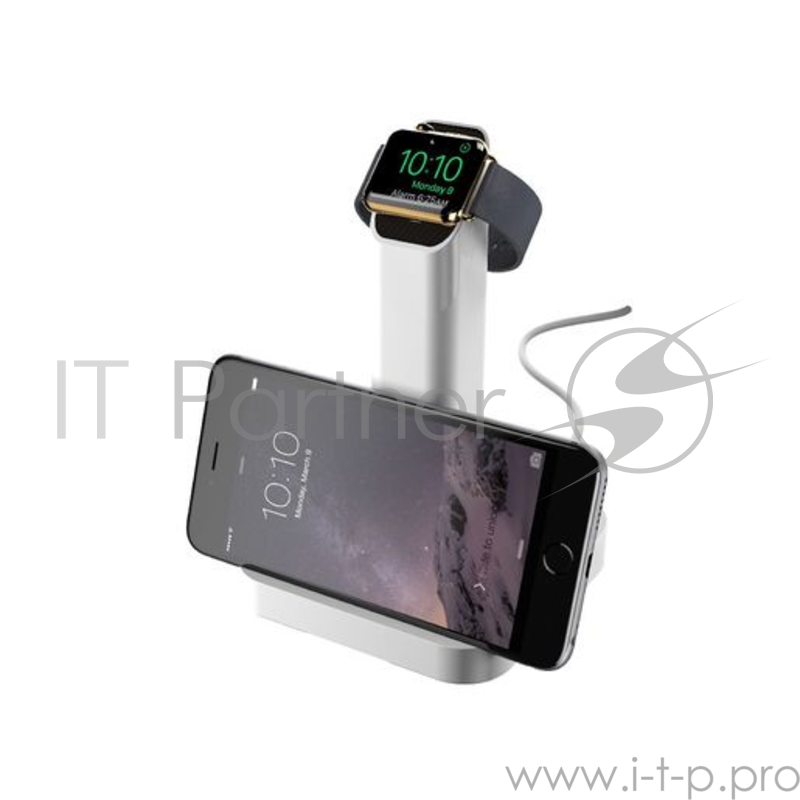 Подставка-док станция Griffin WatchStand для часов Apple Watch 38mm/42mm 1, 2. Материал пластик. Цвет белый.
