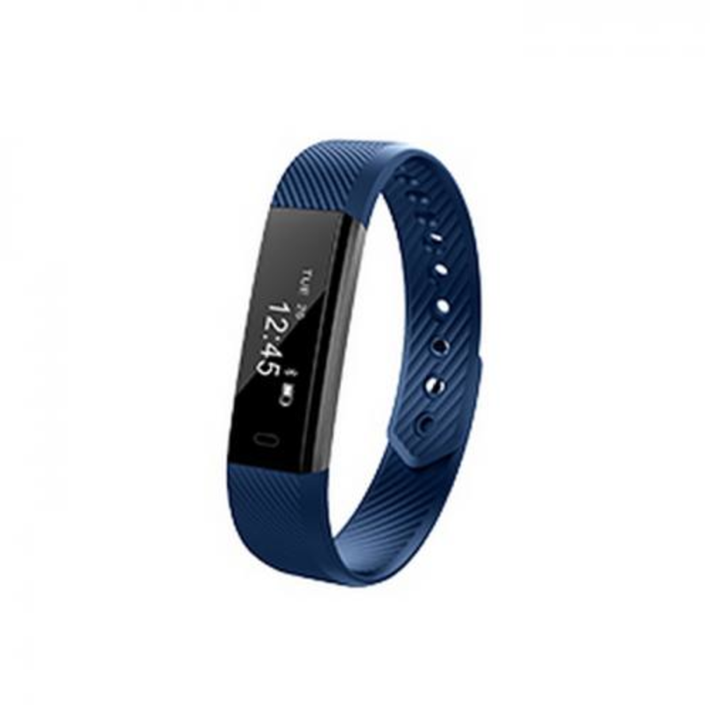 Смарт-браслет Lime 115 Blue Шагомер, Подсчет калорий, Часы, Будильник, Синий ремешок