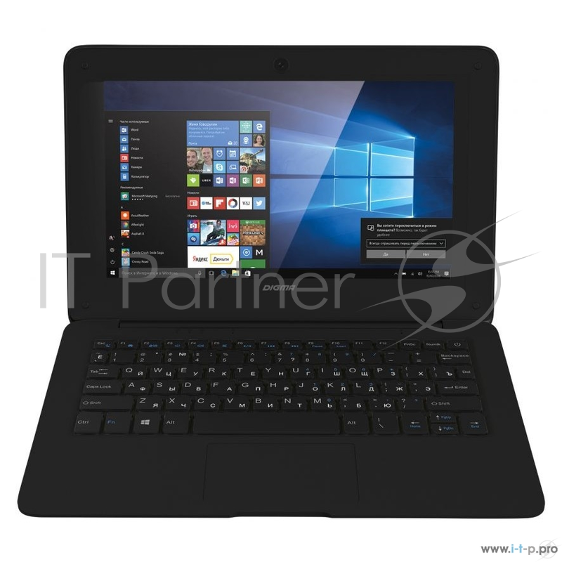 Ноутбук Digma EVE 100 Black 10.1