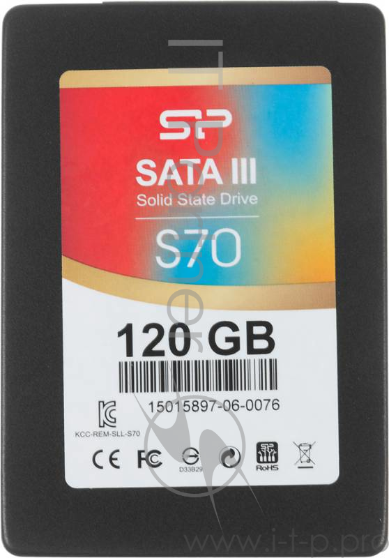 SSD диск 120ГБ 2.5 Silicon Power S70 SP120GBSS3S70S25 (SATA III)