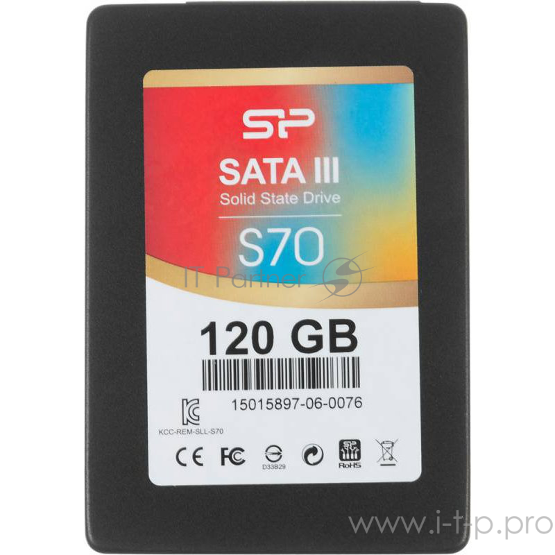 SSD диск 120ГБ 2.5 Silicon Power S70 SP120GBSS3S70S25 (SATA III)