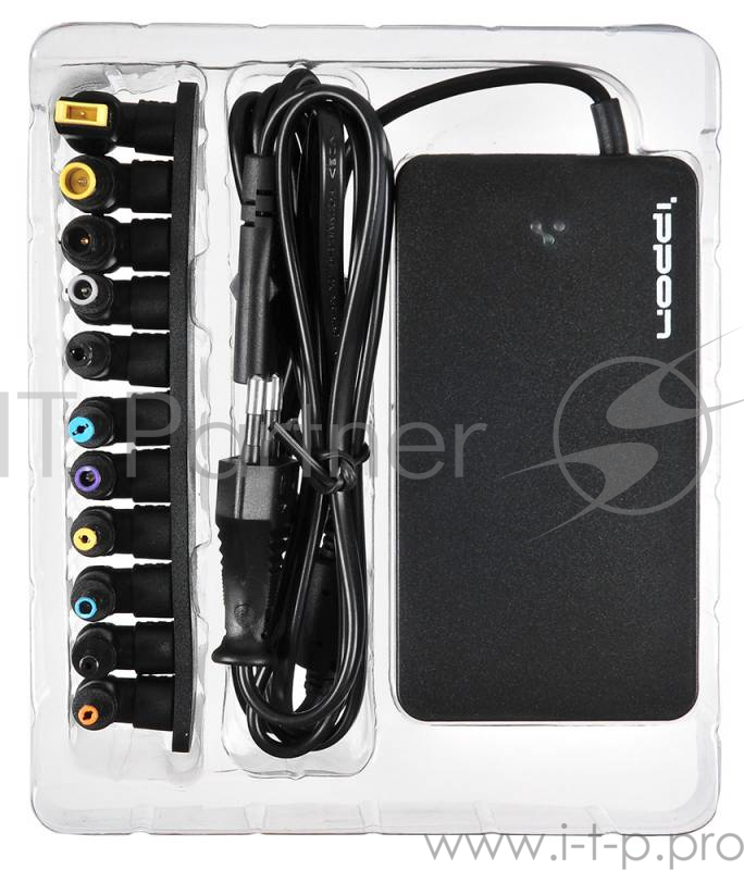 Блок питания Ippon S90U автоматический 90W 15V-19.5V 8-connectors 5A 1xUSB 2.1A от бытовой электросети LED индикатор