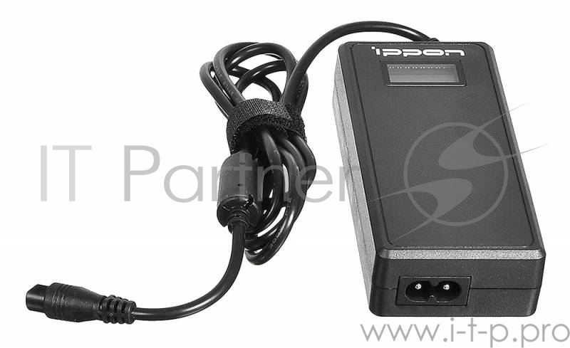 Блок питания Ippon D65U автоматический 65W 15V-19.5V 8-connectors 1.5A 1xUSB 2.1A от бытовой электросети LСD индикатор