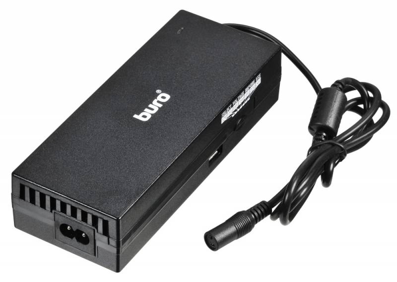 Блок питания Buro BUM-1129М120 ручной 120W 12V-24V 11-connectors 1xUSB 1A от бытовой электросети