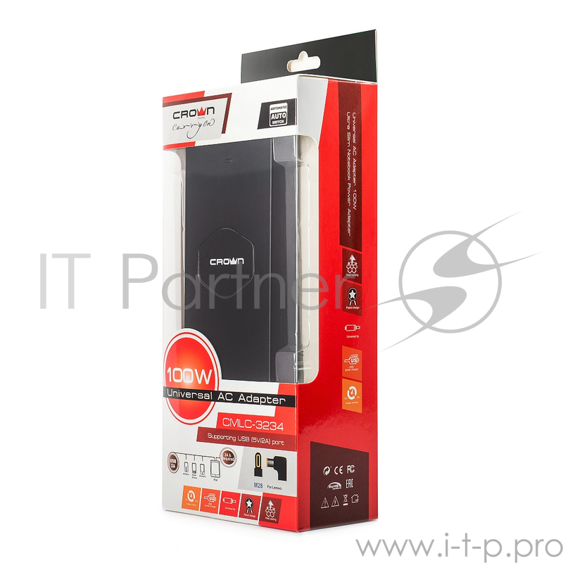 Аксессуар к ноутбуку CROWN CMLC-3234 {Зарядное устройство для ноутбука (Power Adapter 100W), CM000001236}