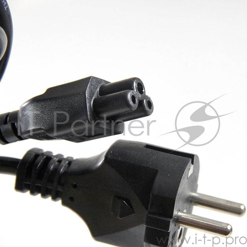 Кабель Telecom Кабель питания (TP022-IEC320-C5/SHM-3.0-BK) для ноутбуков 3m, 3-pin, с заземлением, 220V (Европейский стандарт) 6926123461365