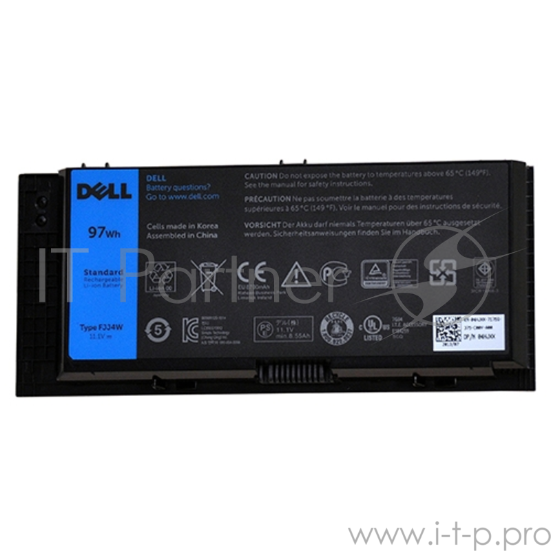 Батарея для ноутбука Battery Precision M4800/M6800 Primary 9-cell 97W/HR ExpressCharge Capable