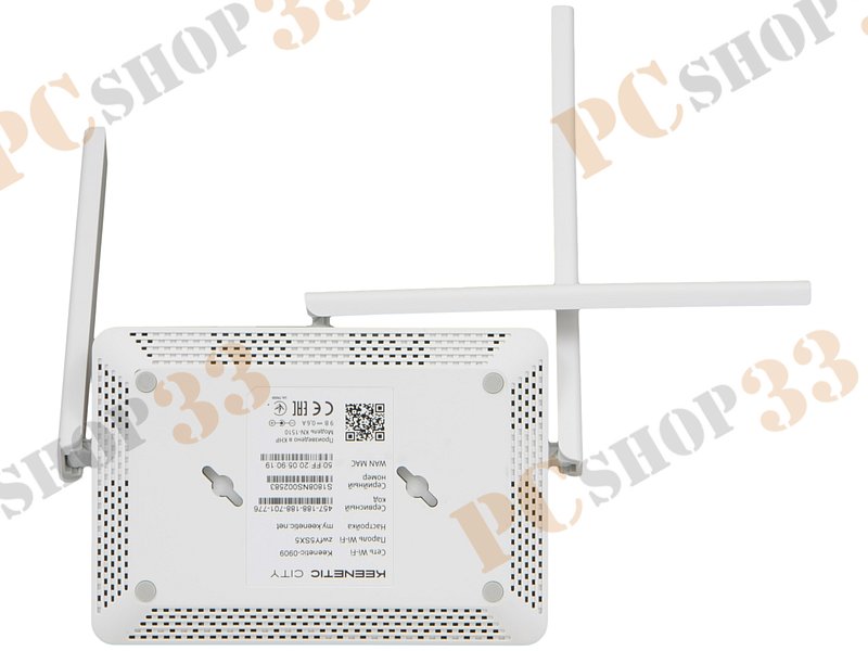 Беспроводной маршрутизатор KEENETIC CITY WiFi 433Мбит/сек. + 3 порта LAN 100Мбит/сек. + 1 порт WAN 100Мбит/сек.