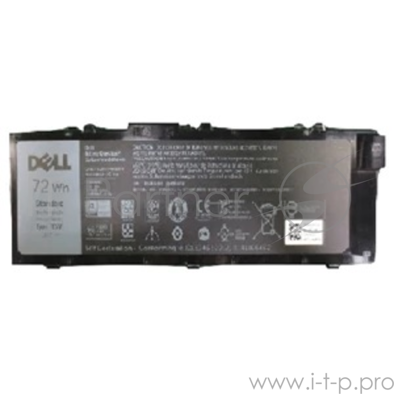 Аккумуляторная батарея Battery Primary 6-cell 72Wh 7510/7520/7710 (Kit )