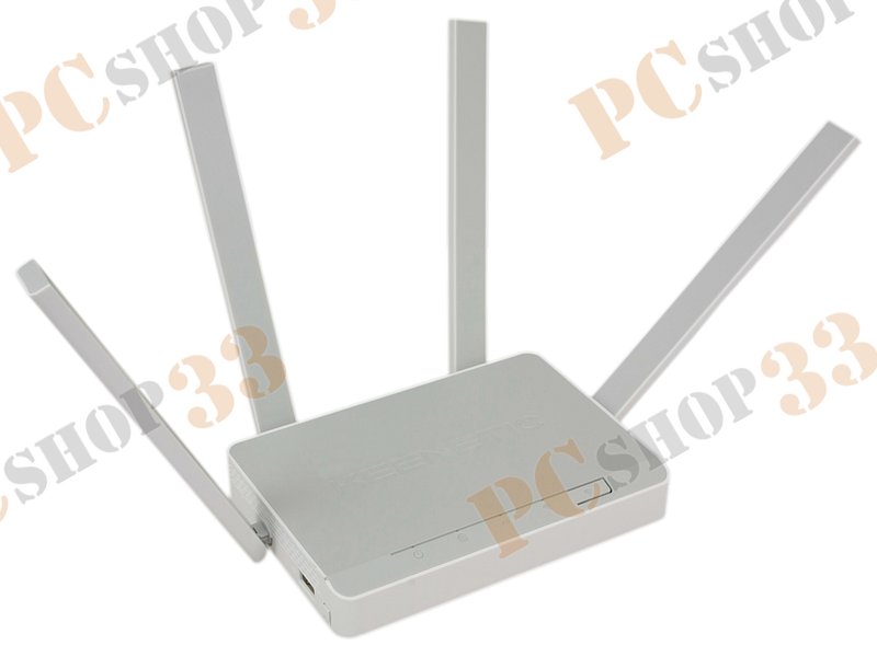 Беспроводной маршрутизатор KEENETIC EXTRA WiFi 867Мбит/сек. + 4 порта LAN 100Мбит/сек. + 1 порт WAN 100Мбит/сек. + 1 порт USB