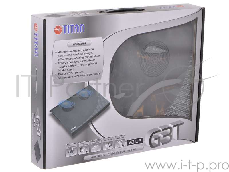 Аксессуар к ноутбуку Titan TTC-G3TZ {Aluminum Notebook Cooling Pad }