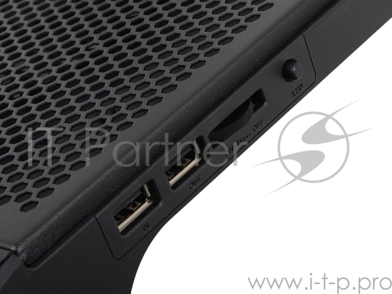 Теплоотводящая подставка под ноутбук DEEPCOOL N6000 200 мм вентилятор, LED подсветка, 2хUSB)