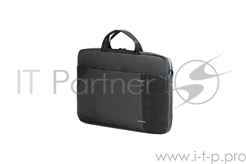 Компьютерная сумка Continent CC-205GB (15.6), цвет серый с голубым.