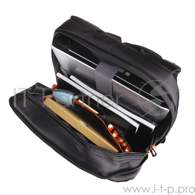 Рюкзак Exegate Office PRO B1523 Black, water resistant, черный, водоотталкивающий полиэстер, 15.6