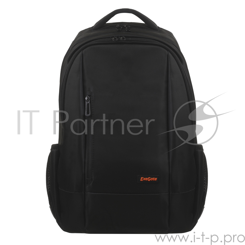 Рюкзак Exegate Office PRO B1597 Black, water resistant, черный, водоотталкивающий полиэстер, 15.6