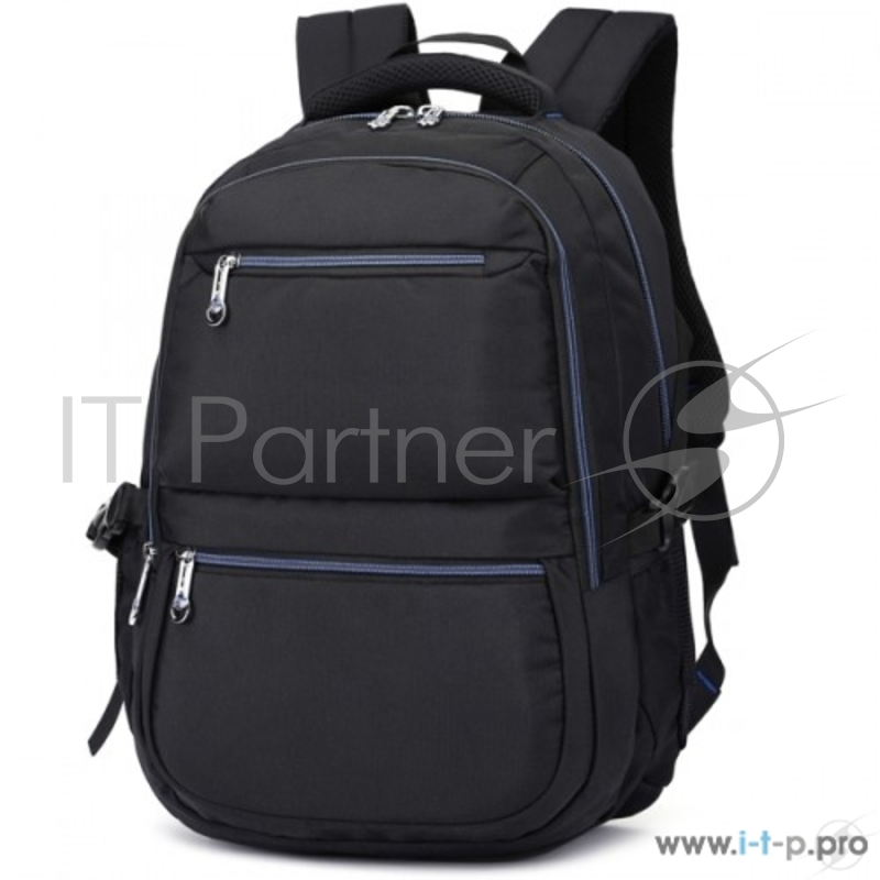 Рюкзак Continent BP-101 BB,полиэстр ,черная ,до 15,6''