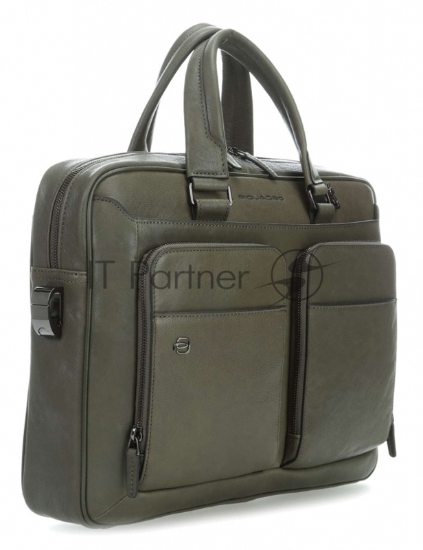 Сумка Piquadro Black Square CA2849B3/VE зеленый натур.кожа