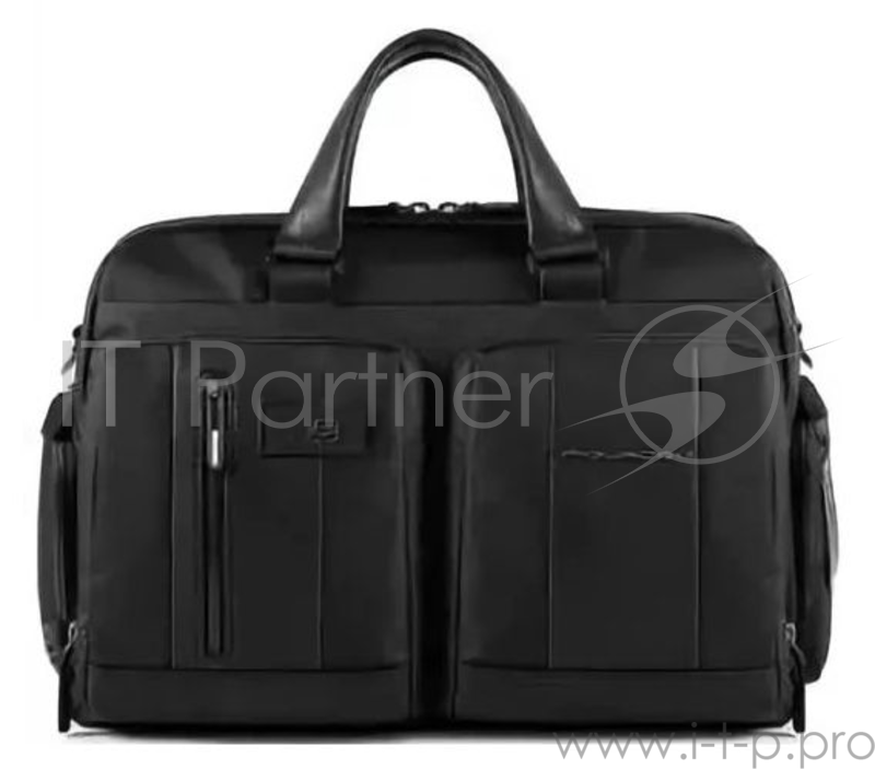 Сумка Piquadro Brief CA4441BR/N черный натур.кожа/ткань