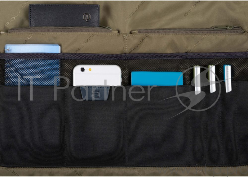 Сумка Piquadro Brief CA4441BR/TM темно-коричневый натур.кожа/ткань