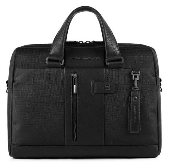 Сумка Piquadro Brief CA4440BR/N черный натур.кожа/ткань