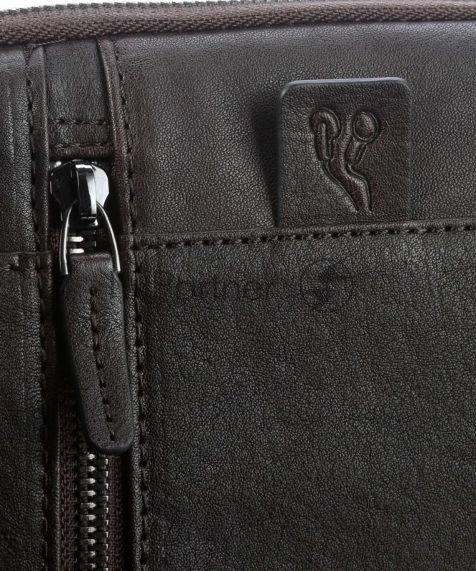 Сумка мужская Piquadro Black Square CA1816B3/TM темно-коричневый натур.кожа