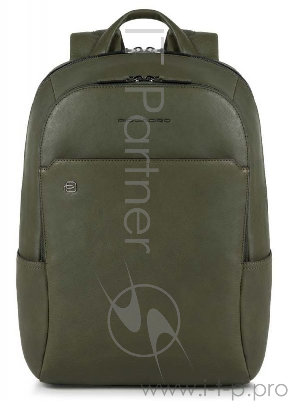 Рюкзак Piquadro Black Square CA3214B3/VE зеленый натур.кожа