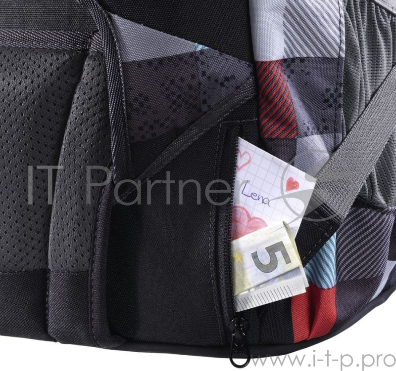 Рюкзак Coocazoo EvverClevver2 Checkmate Blue Red серый/голубой