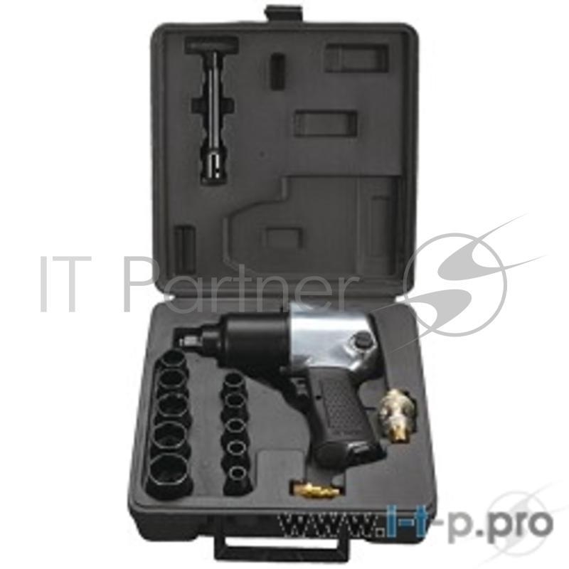 Пневмогайковерт ударный FUBAG IW580 1/2 (226л/м_576Нм_6.3бар_1/2) + набор головок_кейс 100191