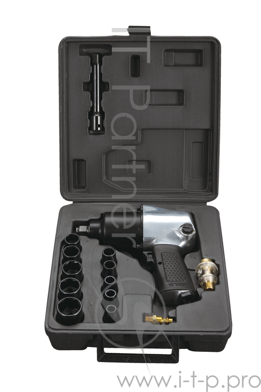 Пневмогайковерт ударный FUBAG IW580 1/2 (226л/м_576Нм_6.3бар_1/2) + набор головок_кейс 100191