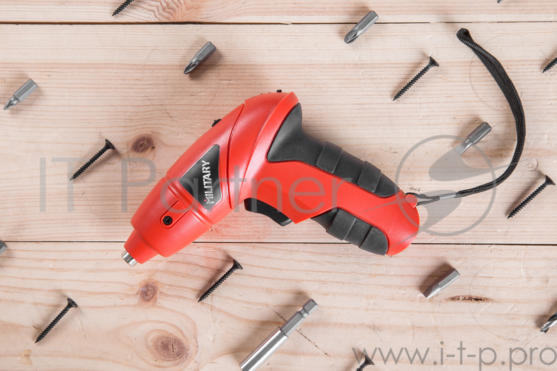 Аккум.отвертка MILITARY SD4.8 4.8В 0.6Ач NiCd 180об/мин 2.5Нм в коробке