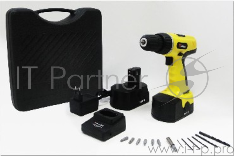 Дрель-шуруповерт KOLNER KCD 16.8C(Kolner KCD 16,8С, 2-х аккумуляторная, 16,8 Вольт, 0-550 об/мин,11Нм,1,2Ач, зарядка 3-5 час, набор аксессуаров, кейс.)