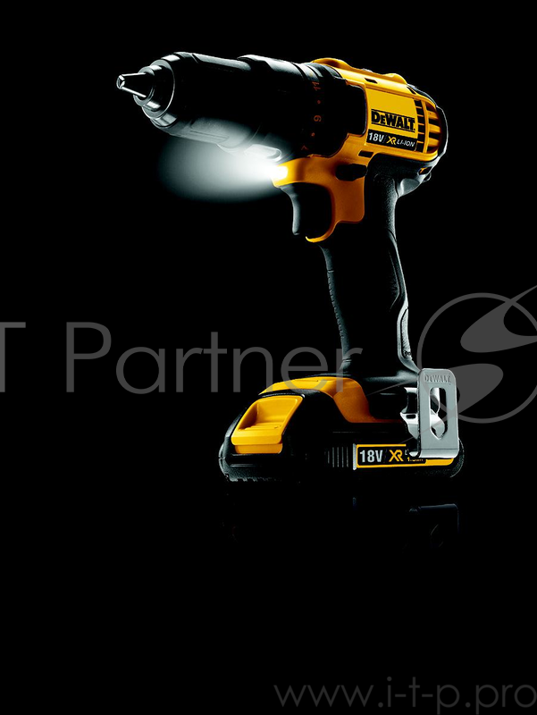Дрель DeWalt DCD 780 C2 ак,{18ВLi-lon1,5 Ач2 аккум60Hm0-600/2000 об/минБЗП 13ммреверскейсвес 1,55 кг}