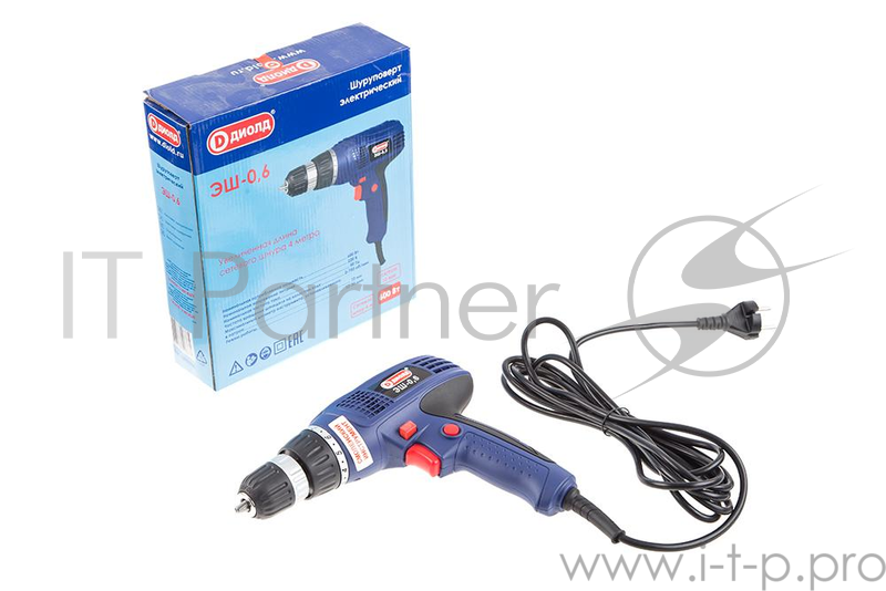 Шуруповерт ДИОЛД ЭШ-0,6 600 Вт 0-750 об/мин 20 Нм