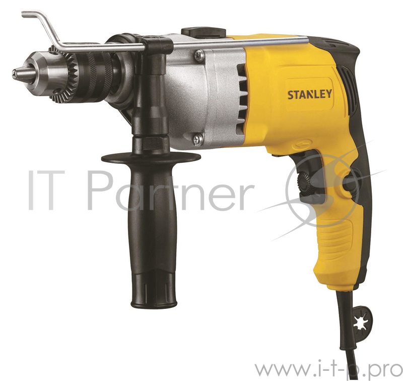 Дрель ударная STANLEY STDH8013C-RU 800Вт 22 нм 0-3000об/мин 0-54000 уд/мин. бзп 13мм 2.4кг