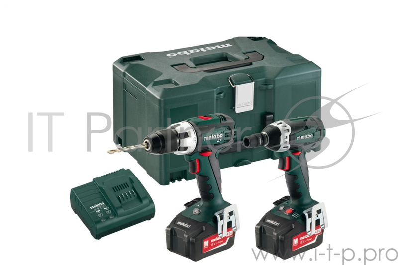 Набор инструментов METABO Combo Set 2.1.2 (685031000) 18В LiION 2х4Ач 0-1650об/мин 60Нм