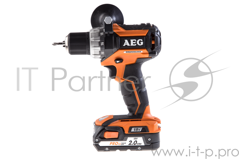 Дрель аккумуляторная AEG 448768(BS 18CBL LI-202С) 18В 2х2АчProLi-ion БЗП13мм 0-550/2100об/м 60Нм