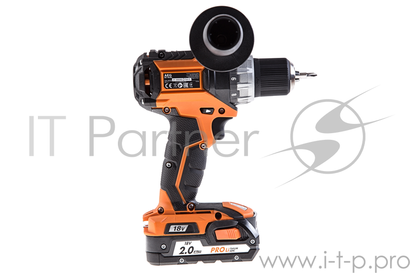 Дрель аккумуляторная AEG 448768(BS 18CBL LI-202С) 18В 2х2АчProLi-ion БЗП13мм 0-550/2100об/м 60Нм