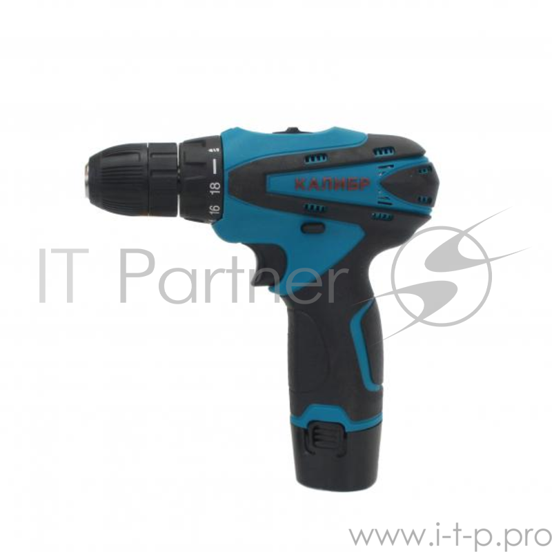 Акк. дрель КАЛИБР ДА-12-2+ Li-Ion 2 акк. Li-Ion/12В/1.3Ач. 2 скорости. кейс