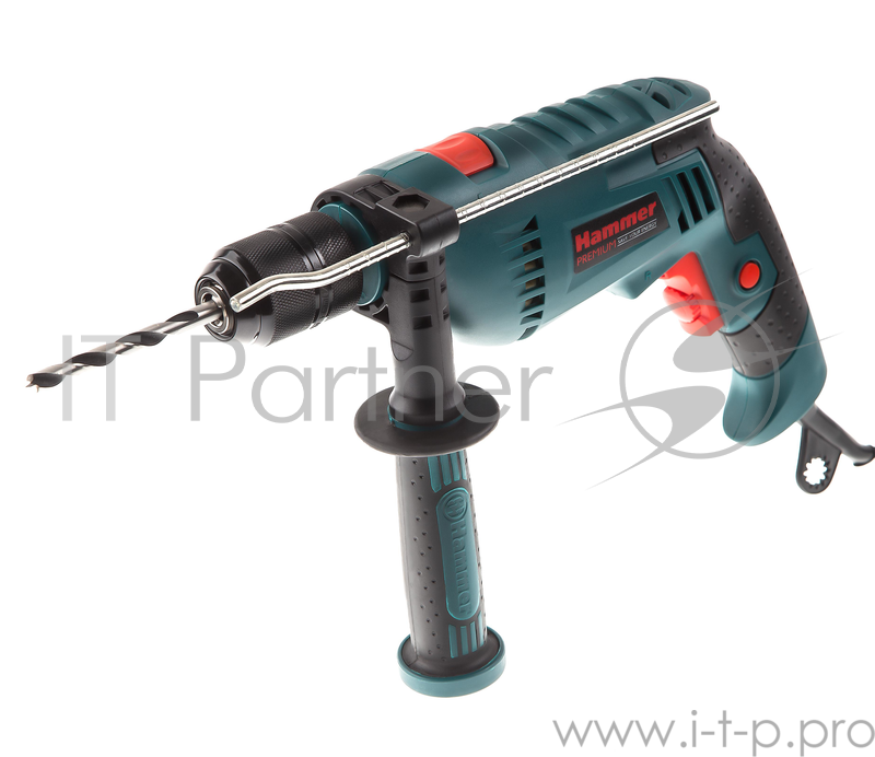 Дрель ударная HAMMER UDD710B PREMIUM 710Вт 13мм 0-3000об/мин реверс, в кейсе